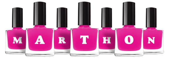 Marthon nails logo