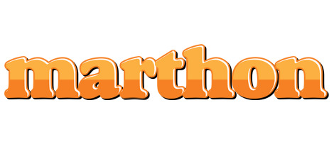 Marthon orange logo