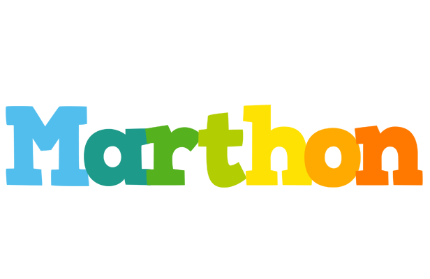 Marthon rainbows logo