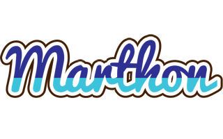 Marthon raining logo