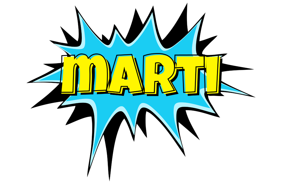 Marti amazing logo