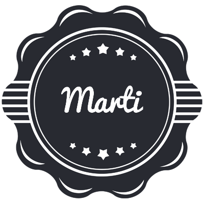 Marti badge logo