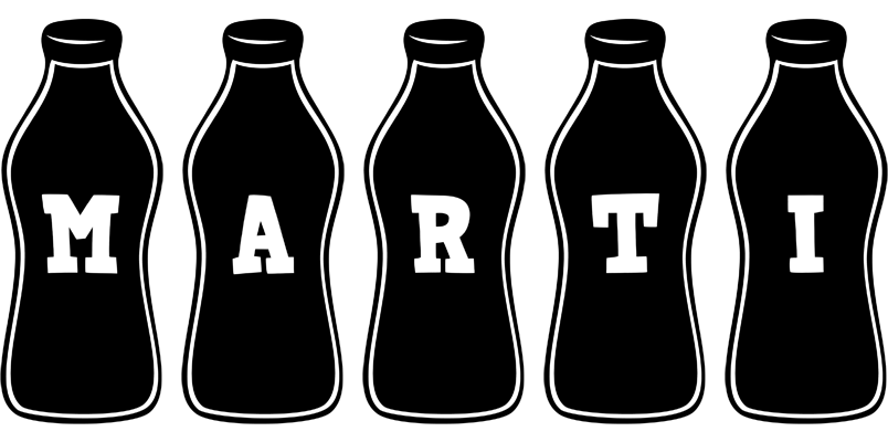 Marti bottle logo