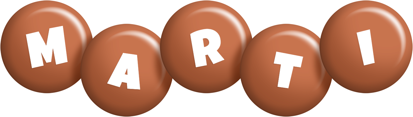 Marti candy-brown logo