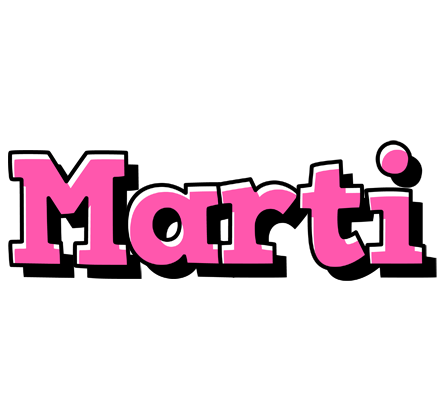 Marti girlish logo