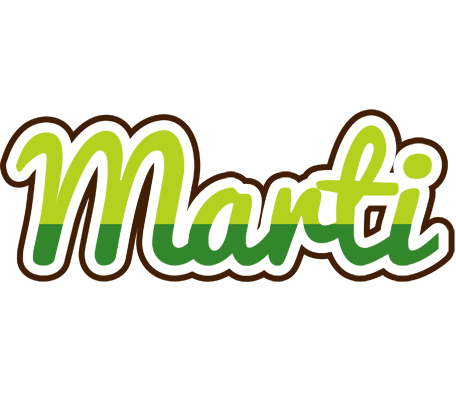 Marti golfing logo