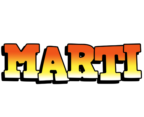 Marti sunset logo