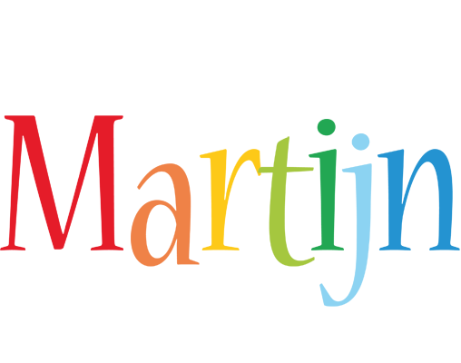 Martijn birthday logo