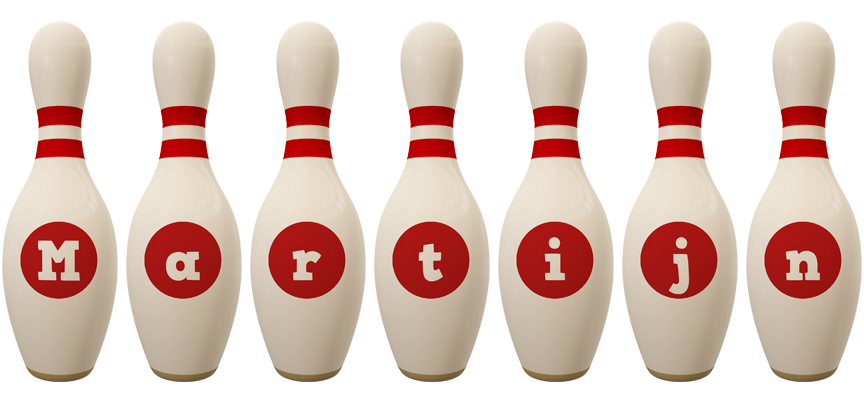 Martijn bowling-pin logo