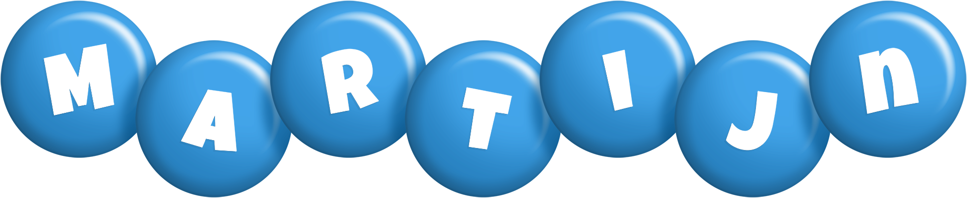 Martijn candy-blue logo