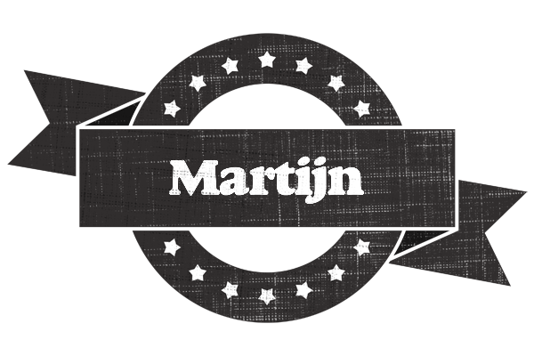 Martijn grunge logo