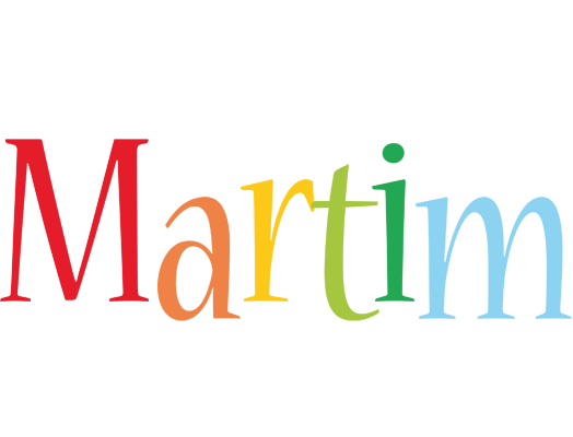 Martim birthday logo
