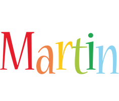 Martin birthday logo