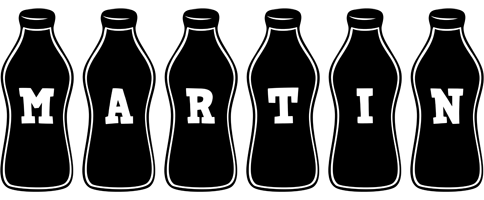 Martin bottle logo