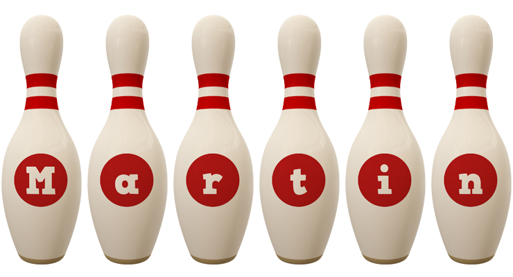 Martin bowling-pin logo