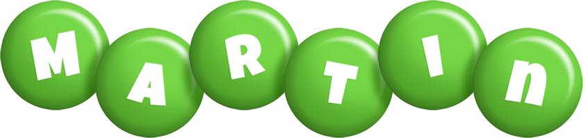 Martin candy-green logo