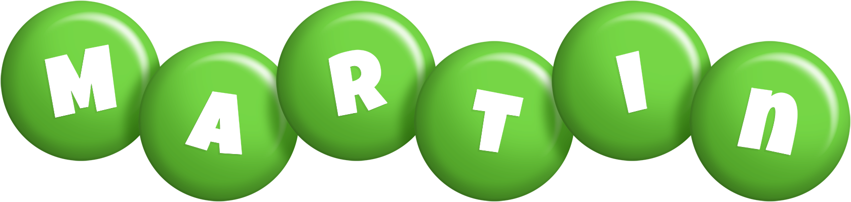 Martin candy-green logo