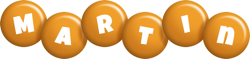 Martin candy-orange logo