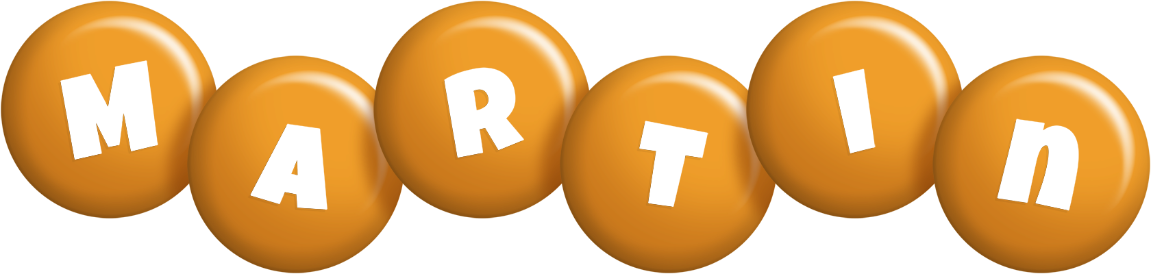 Martin candy-orange logo