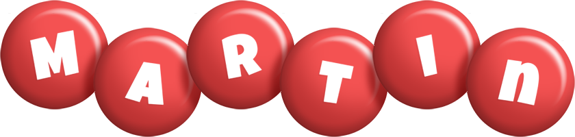 Martin candy-red logo