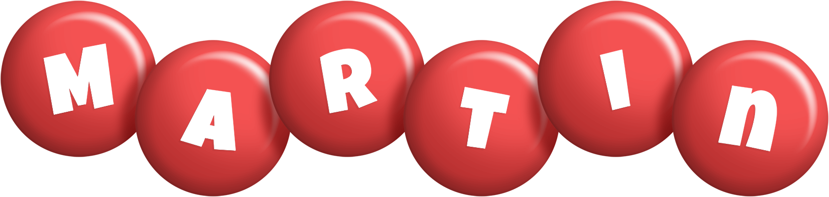 Martin candy-red logo