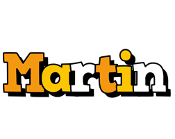 Martin cartoon logo