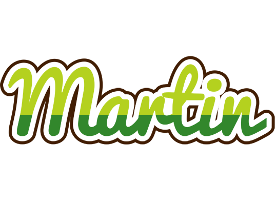 Martin golfing logo