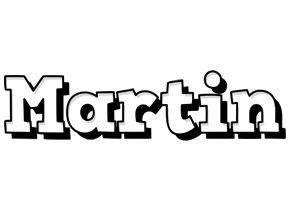 Martin snowing logo