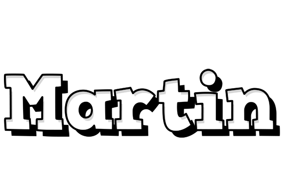 Martin snowing logo