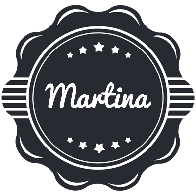 Martina badge logo