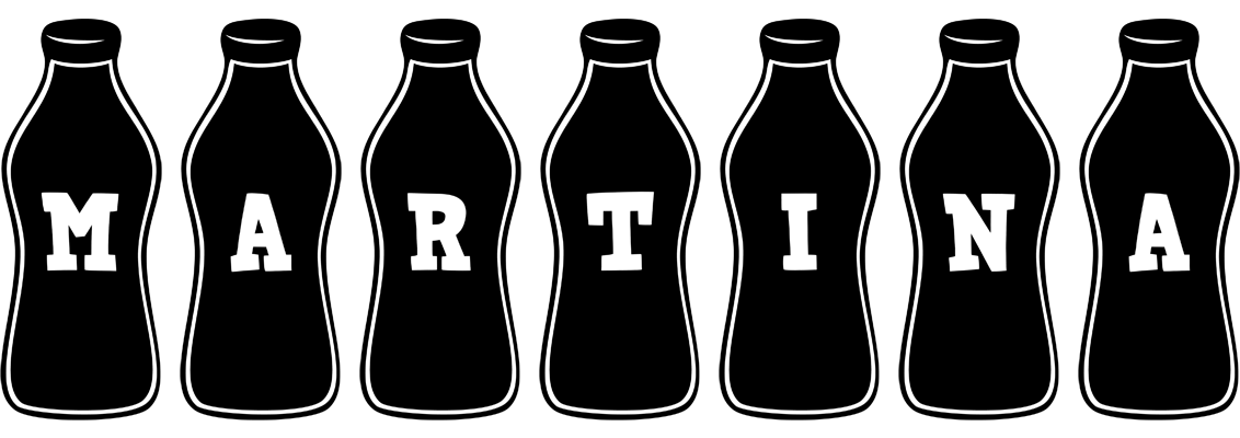Martina bottle logo
