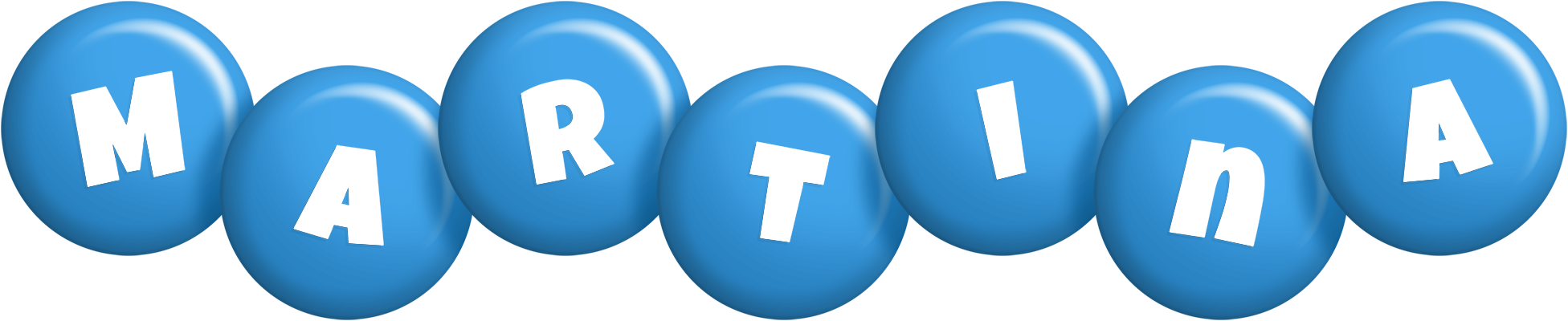 Martina candy-blue logo