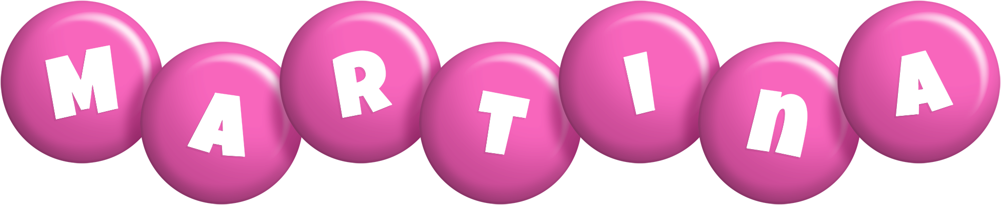 Martina candy-pink logo
