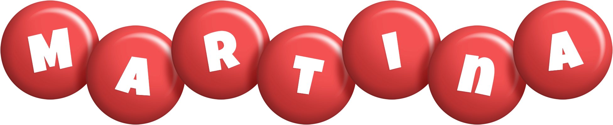 Martina candy-red logo