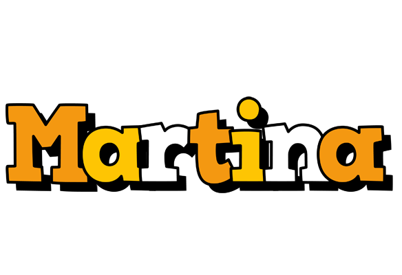 Martina cartoon logo
