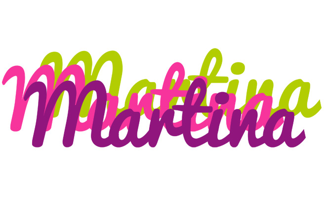 Martina flowers logo