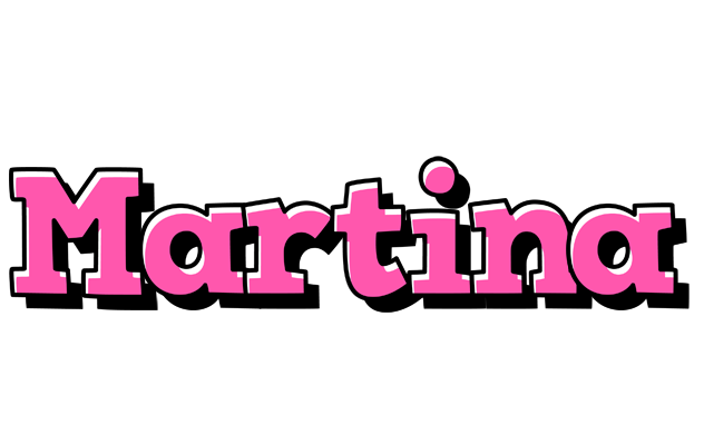 Martina girlish logo