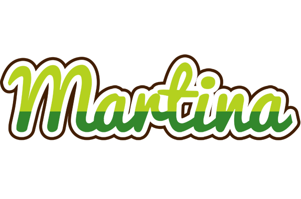 Martina golfing logo