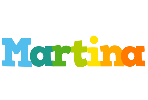 Martina rainbows logo