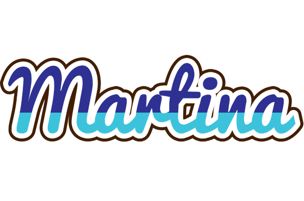 Martina raining logo