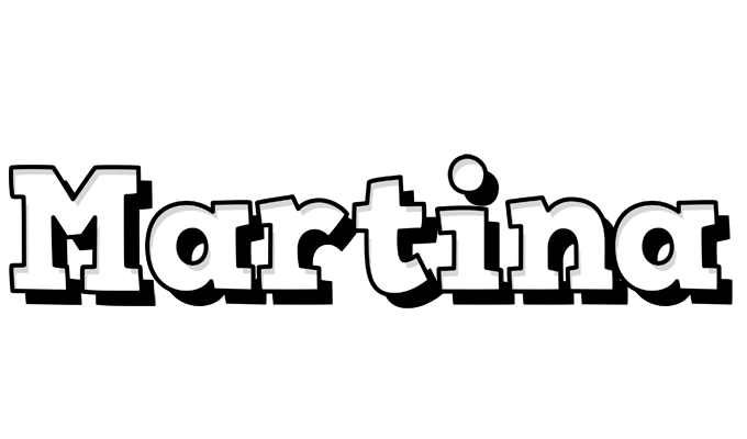 Martina snowing logo