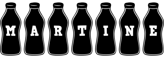 Martine bottle logo