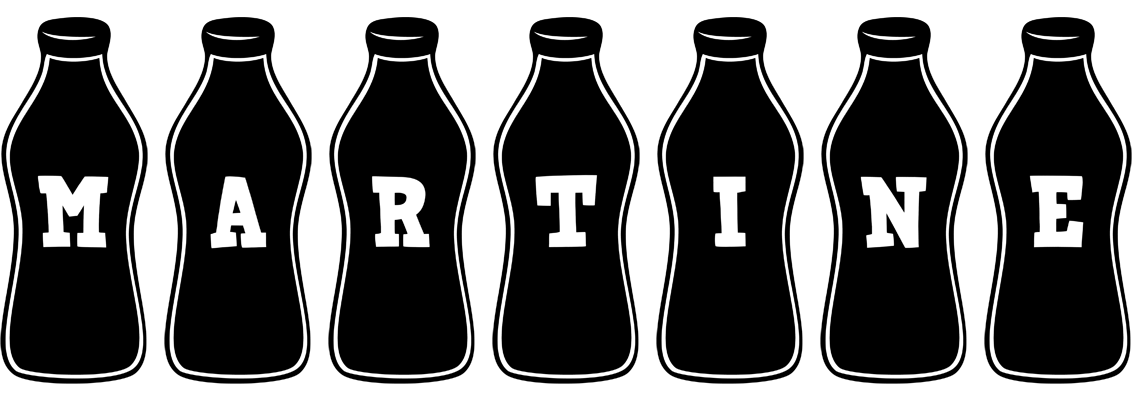 Martine bottle logo