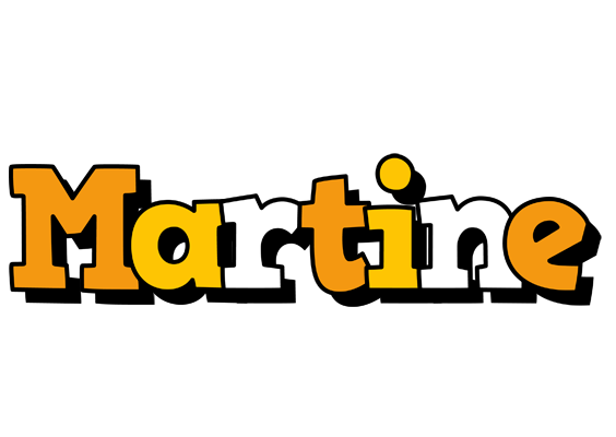 Martine cartoon logo