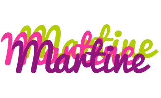 Martine flowers logo