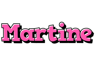 Martine girlish logo