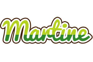 Martine golfing logo