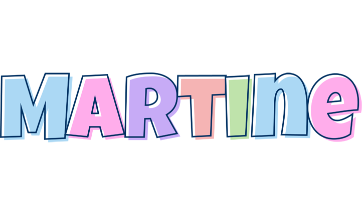 Martine pastel logo
