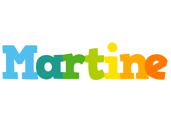 Martine rainbows logo
