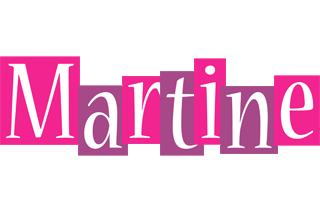 Martine whine logo